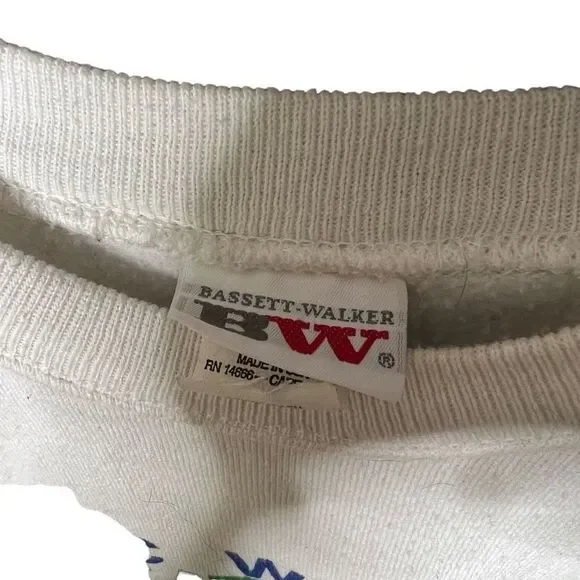 VTG 1988 Seattle Seahawks AFC Champions Crewneck Mens Large - Picture 4 of 4